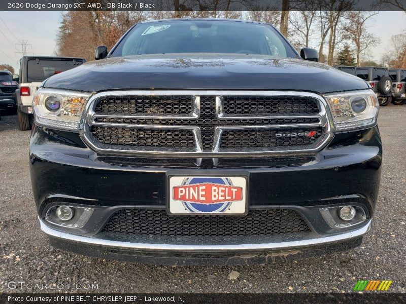 DB Black / Black 2020 Dodge Durango SXT AWD