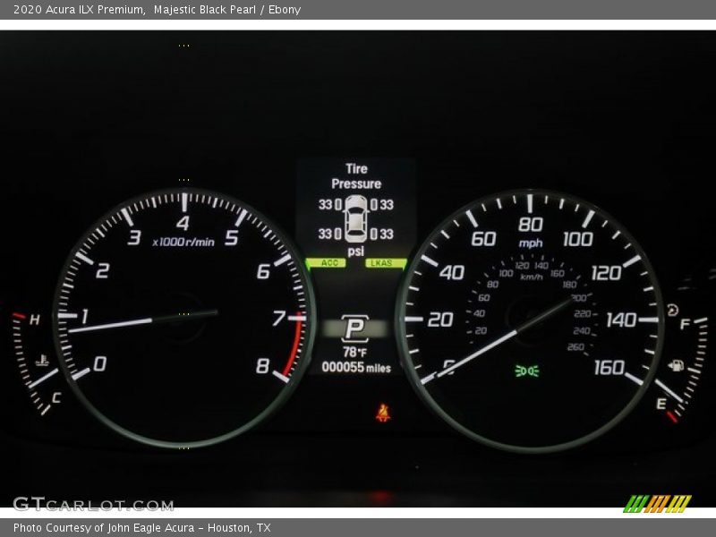 Majestic Black Pearl / Ebony 2020 Acura ILX Premium