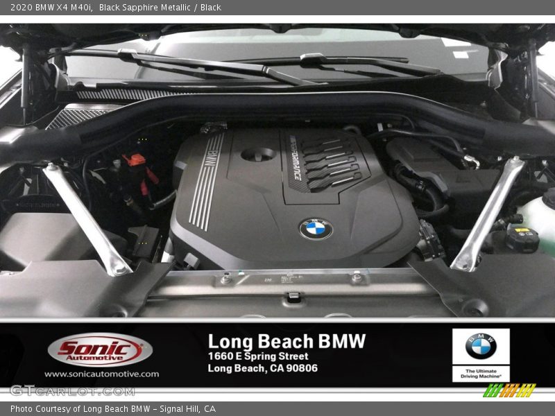 Black Sapphire Metallic / Black 2020 BMW X4 M40i