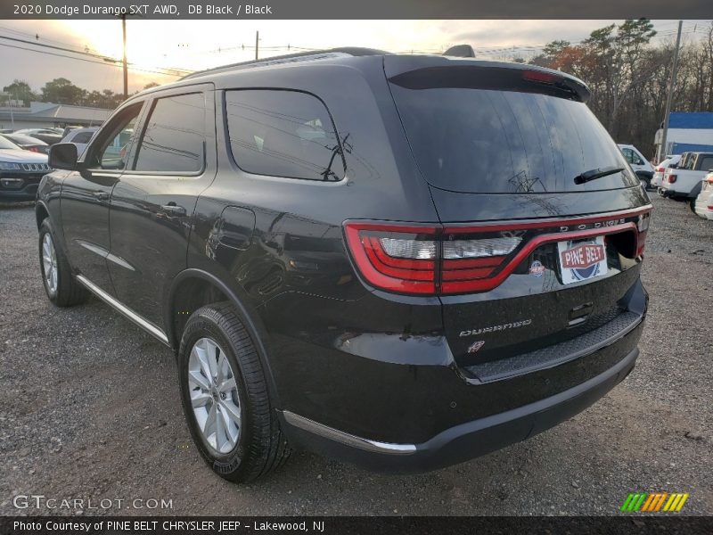 DB Black / Black 2020 Dodge Durango SXT AWD