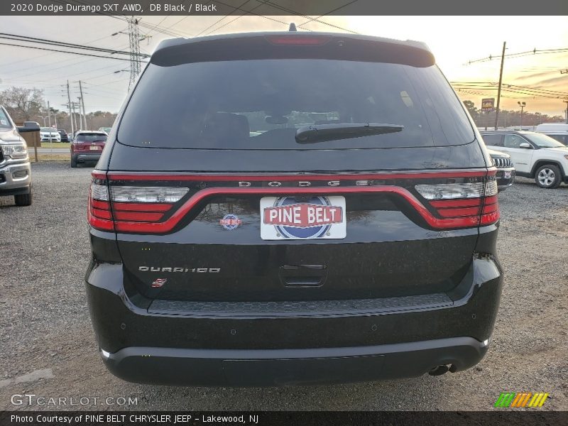 DB Black / Black 2020 Dodge Durango SXT AWD
