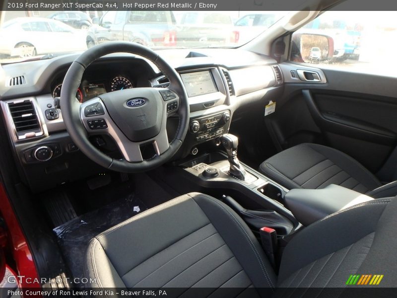 Hot Pepper Red Metallic / Ebony 2019 Ford Ranger XLT SuperCab 4x4