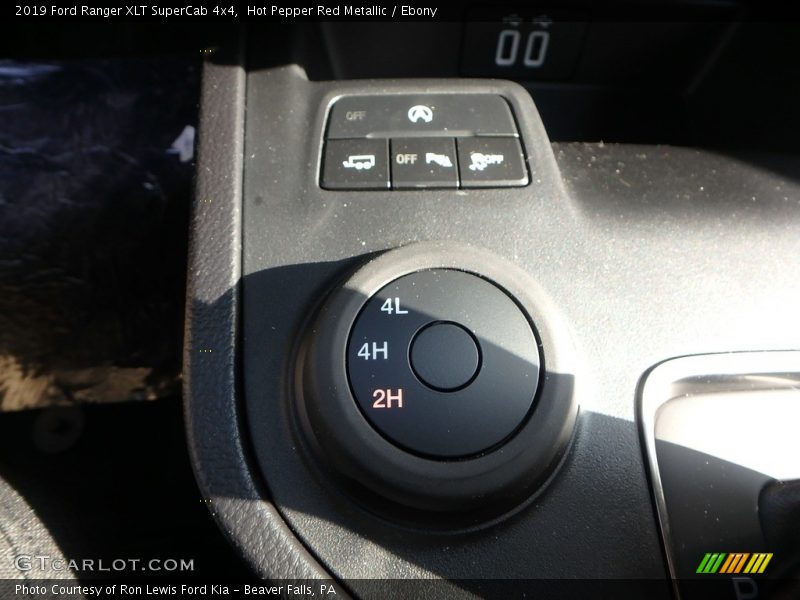 Hot Pepper Red Metallic / Ebony 2019 Ford Ranger XLT SuperCab 4x4