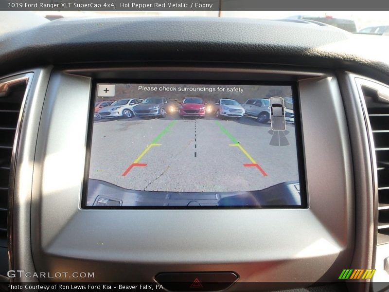 Hot Pepper Red Metallic / Ebony 2019 Ford Ranger XLT SuperCab 4x4