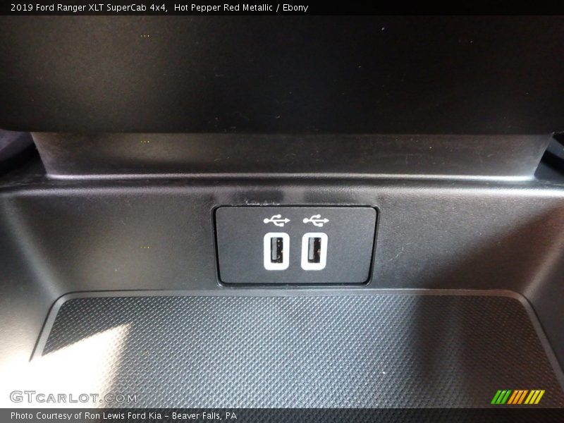 Hot Pepper Red Metallic / Ebony 2019 Ford Ranger XLT SuperCab 4x4
