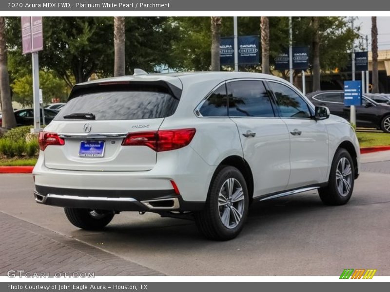 Platinum White Pearl / Parchment 2020 Acura MDX FWD