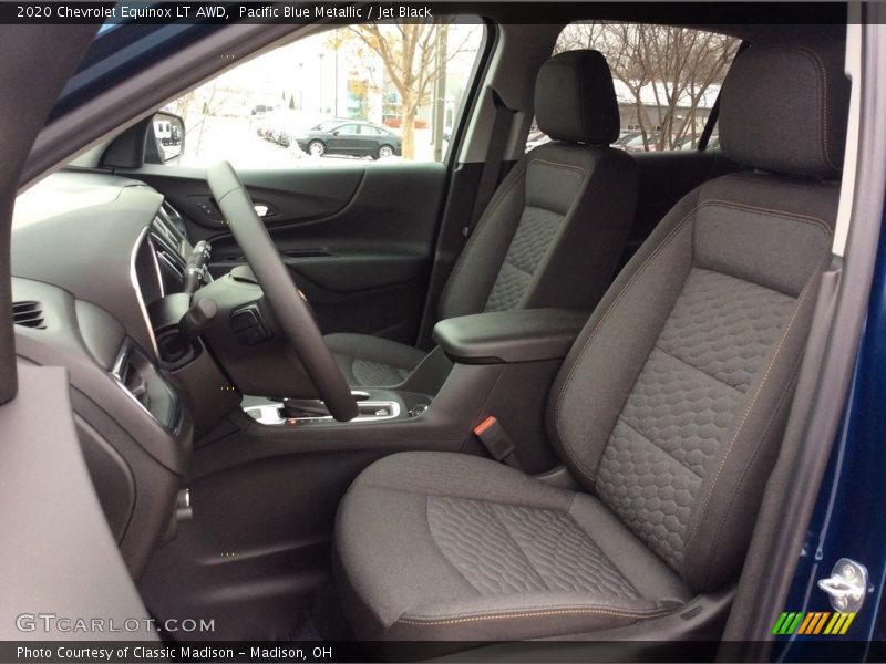 Pacific Blue Metallic / Jet Black 2020 Chevrolet Equinox LT AWD