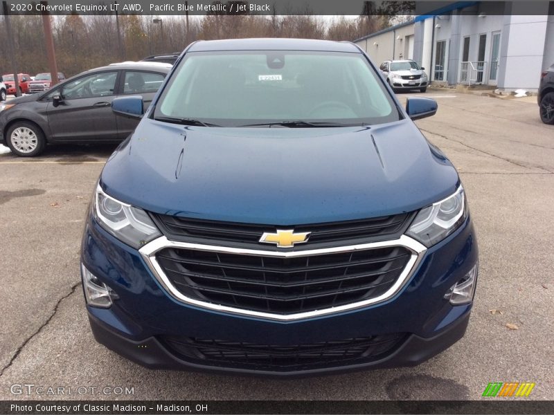 Pacific Blue Metallic / Jet Black 2020 Chevrolet Equinox LT AWD