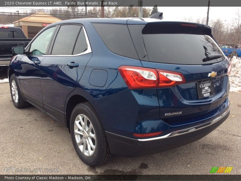 Pacific Blue Metallic / Jet Black 2020 Chevrolet Equinox LT AWD