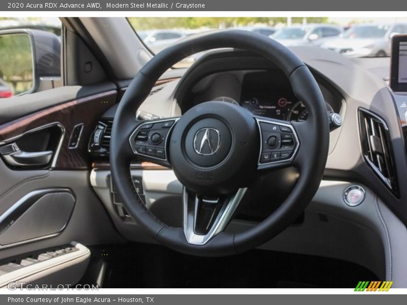 Modern Steel Metallic / Graystone 2020 Acura RDX Advance AWD