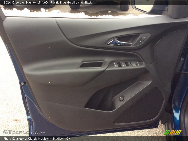 Pacific Blue Metallic / Jet Black 2020 Chevrolet Equinox LT AWD