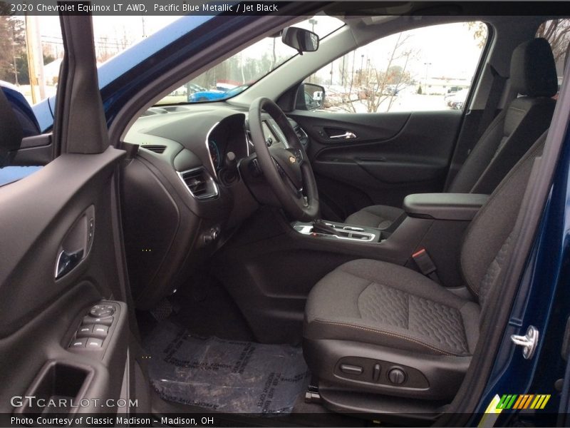 Pacific Blue Metallic / Jet Black 2020 Chevrolet Equinox LT AWD