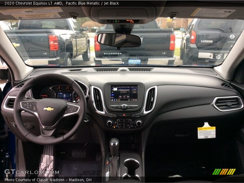 Pacific Blue Metallic / Jet Black 2020 Chevrolet Equinox LT AWD