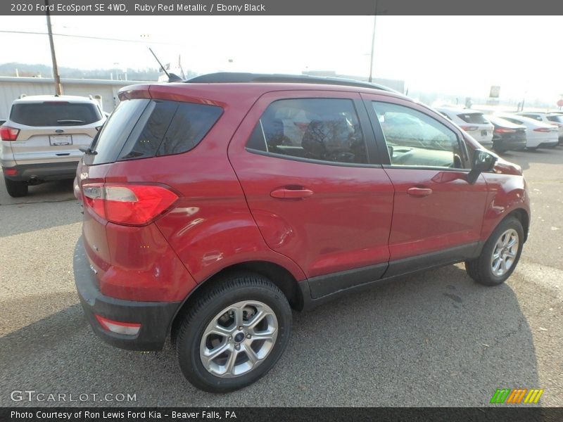 Ruby Red Metallic / Ebony Black 2020 Ford EcoSport SE 4WD
