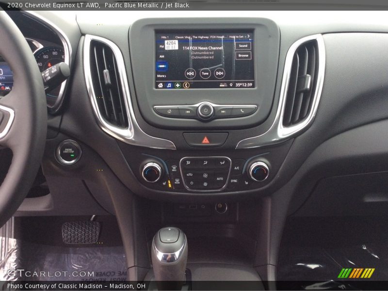 Pacific Blue Metallic / Jet Black 2020 Chevrolet Equinox LT AWD