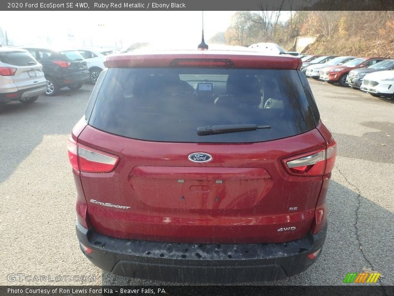 Ruby Red Metallic / Ebony Black 2020 Ford EcoSport SE 4WD