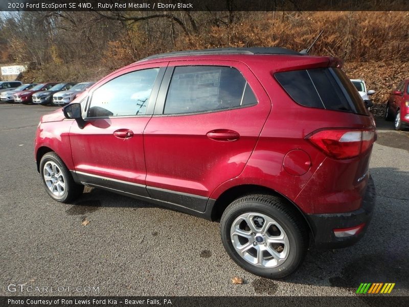 Ruby Red Metallic / Ebony Black 2020 Ford EcoSport SE 4WD