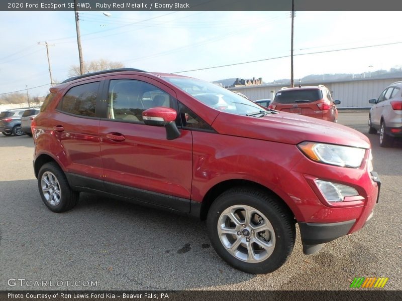 Ruby Red Metallic / Ebony Black 2020 Ford EcoSport SE 4WD
