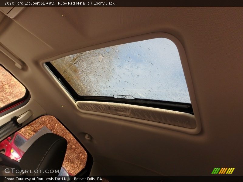 Ruby Red Metallic / Ebony Black 2020 Ford EcoSport SE 4WD