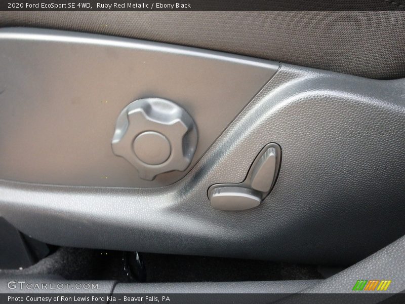 Controls of 2020 EcoSport SE 4WD