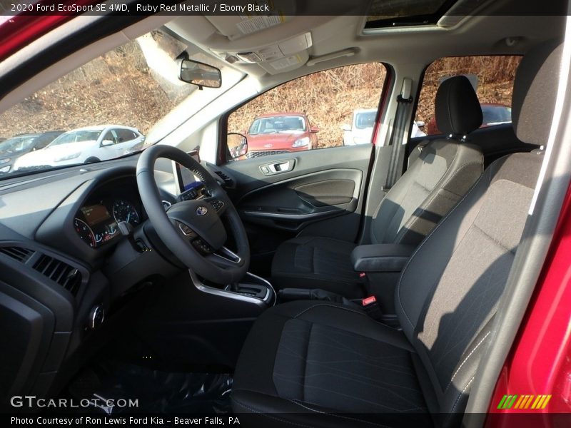 Ruby Red Metallic / Ebony Black 2020 Ford EcoSport SE 4WD