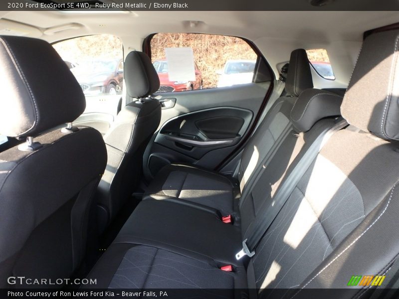 Rear Seat of 2020 EcoSport SE 4WD