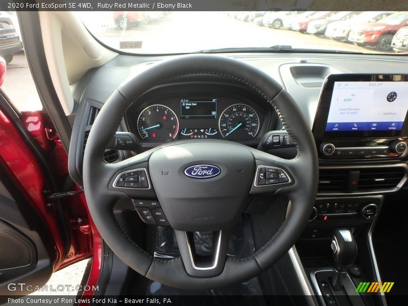  2020 EcoSport SE 4WD Steering Wheel