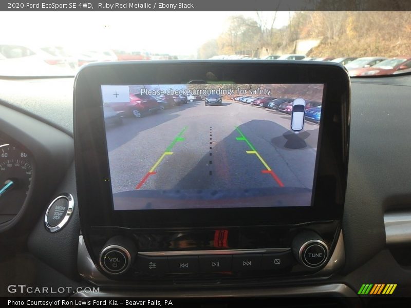 Ruby Red Metallic / Ebony Black 2020 Ford EcoSport SE 4WD