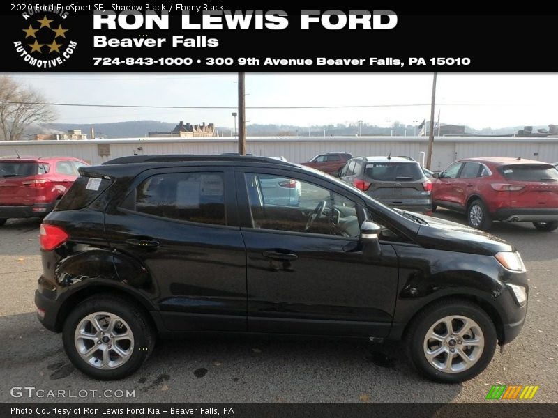 Shadow Black / Ebony Black 2020 Ford EcoSport SE