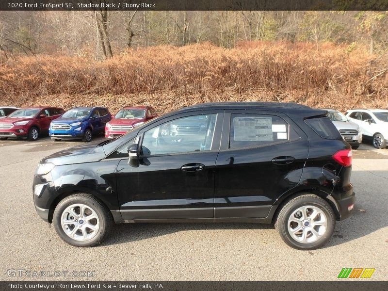 Shadow Black / Ebony Black 2020 Ford EcoSport SE