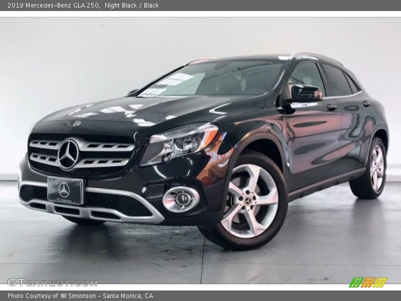 Night Black / Black 2019 Mercedes-Benz GLA 250