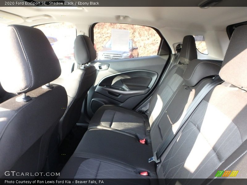 Rear Seat of 2020 EcoSport SE