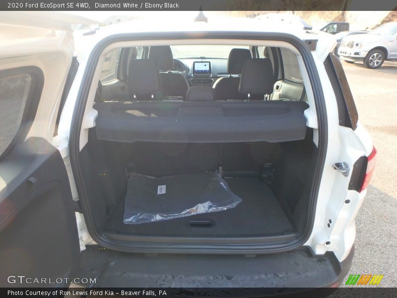Diamond White / Ebony Black 2020 Ford EcoSport SE 4WD