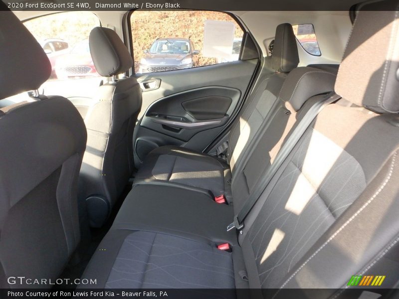 Diamond White / Ebony Black 2020 Ford EcoSport SE 4WD