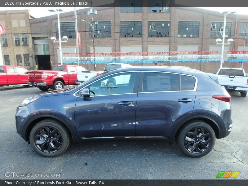 Pacific Blue / Black 2020 Kia Sportage S AWD