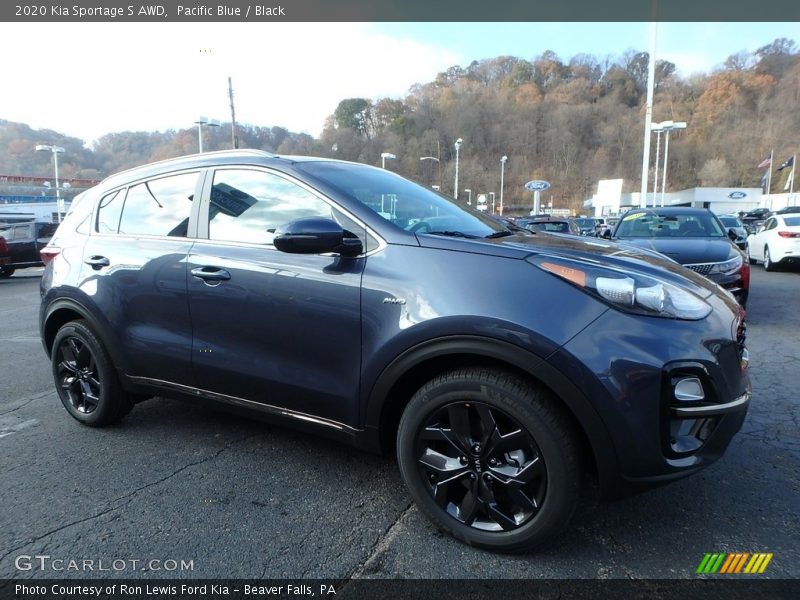 Pacific Blue / Black 2020 Kia Sportage S AWD