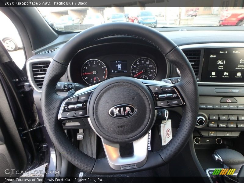 Pacific Blue / Black 2020 Kia Sportage S AWD