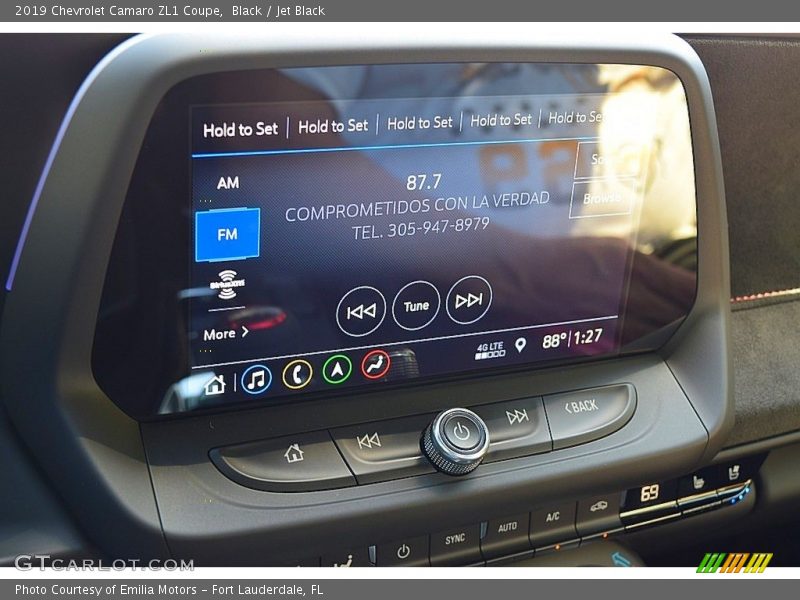 Black / Jet Black 2019 Chevrolet Camaro ZL1 Coupe
