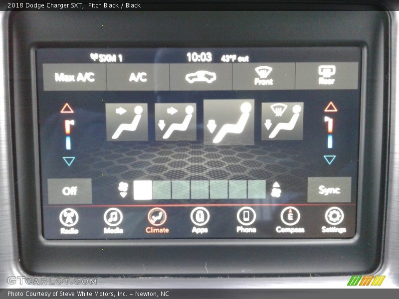 Pitch Black / Black 2018 Dodge Charger SXT