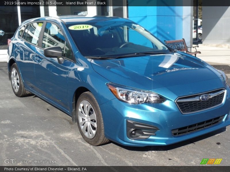Island Blue Pearl / Black 2019 Subaru Impreza 2.0i 5-Door