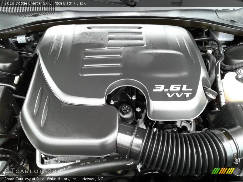 Pitch Black / Black 2018 Dodge Charger SXT