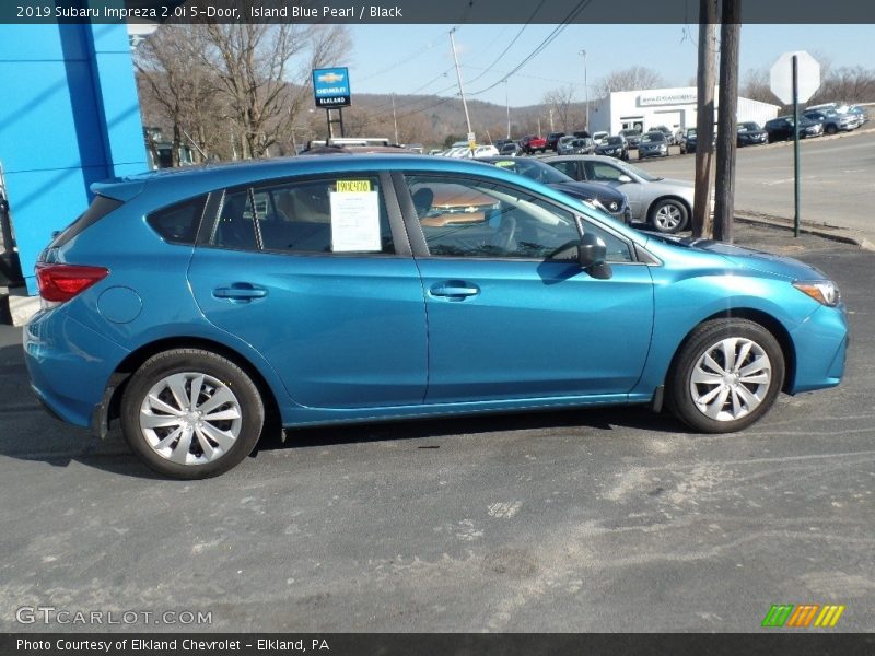 Island Blue Pearl / Black 2019 Subaru Impreza 2.0i 5-Door