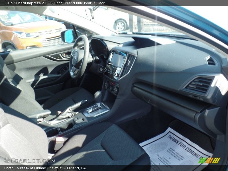 Island Blue Pearl / Black 2019 Subaru Impreza 2.0i 5-Door