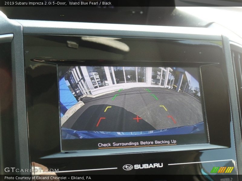 Island Blue Pearl / Black 2019 Subaru Impreza 2.0i 5-Door