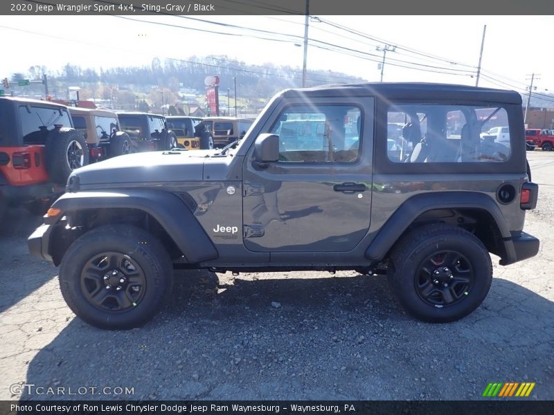 Sting-Gray / Black 2020 Jeep Wrangler Sport 4x4