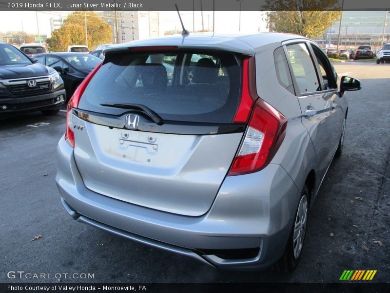 Lunar Silver Metallic / Black 2019 Honda Fit LX