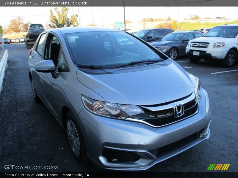Lunar Silver Metallic / Black 2019 Honda Fit LX