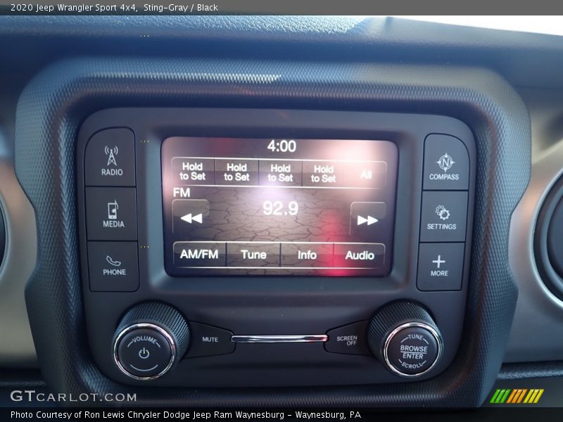 Sting-Gray / Black 2020 Jeep Wrangler Sport 4x4