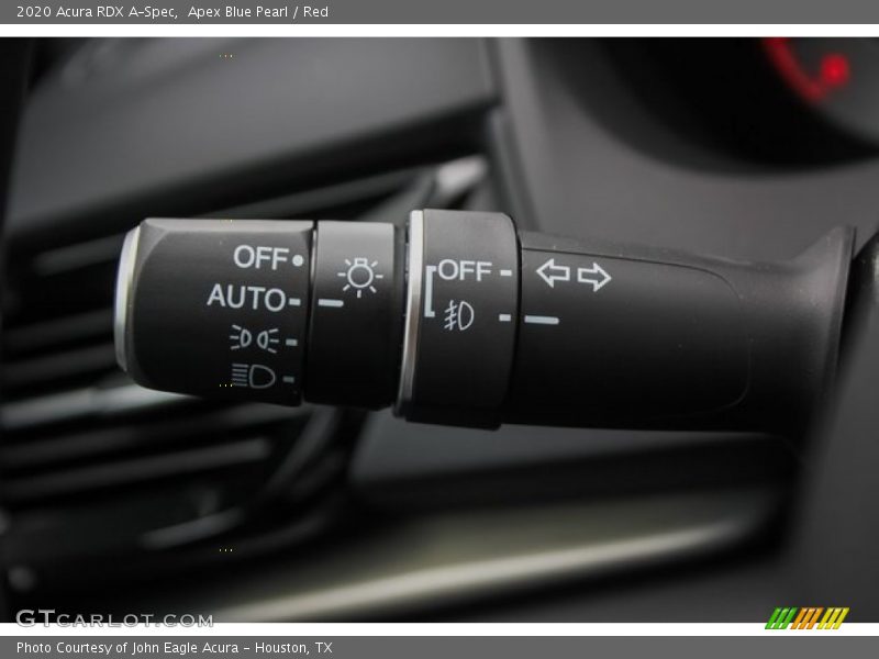 Controls of 2020 RDX A-Spec