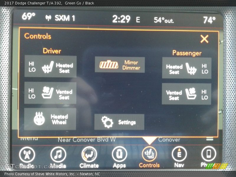 Green Go / Black 2017 Dodge Challenger T/A 392